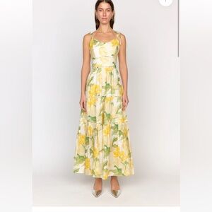 Christy Lynn Saphina Dress - Waterlily Yellow